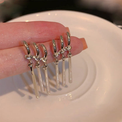 Long Tassel Drop Earrings