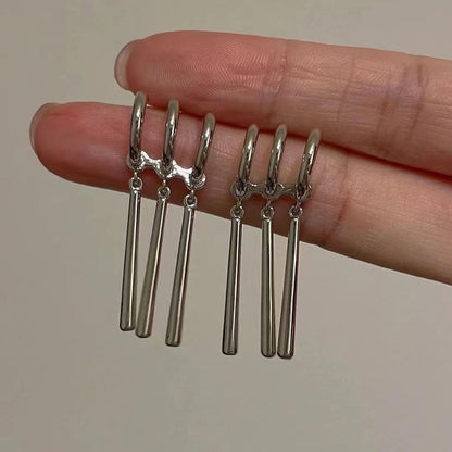 Long Tassel Drop Earrings